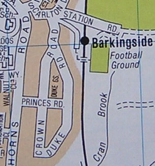Map of Crown Road, Duke Road, Duke Gardens and Princes Road, which comprise the Crown Road Community 